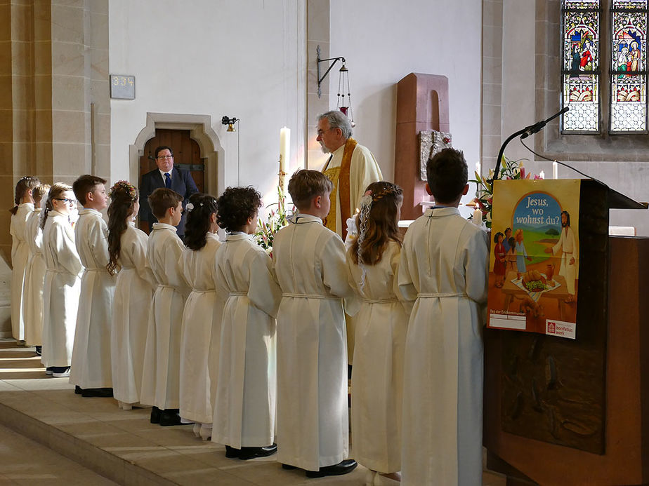 Feier der 1. Heiligen Kommunion in Sankt Crescentius (Foto: Karl-Franz Thiede)